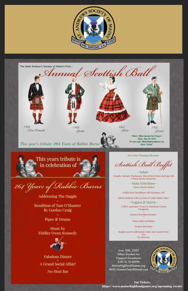 Saint Andrews Society of Maine Annual Ball
