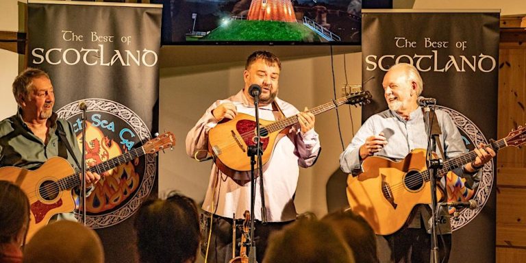 CONCERT: SCOTLAND’S “NORTH SEA GAS” FOLK MUSIC TRIO