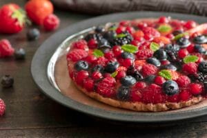 Gin Red berry Tart