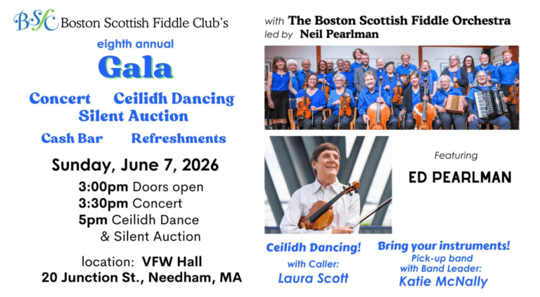 Boston Scottish Fiddle Club’s 8th Annual Gala