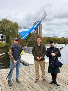 The Skirl of Pipes at the HEAD OF THE CHARLES